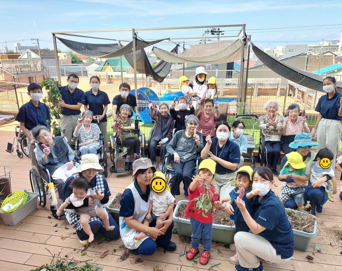 【大仙もずの音】1on1保育園とコラボ(^^♪　芋ほり大会　